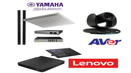 Shop the Yamaha - ADECIA Solution with AVer Camera & Lenovo Core + Controller Teams Room