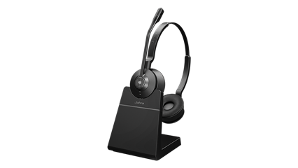 Shop the Jabra - Engage 55 stereo headest on charging stand Headset