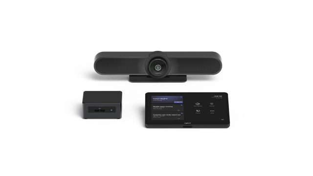 Logitech - Tap small room system with Intel NUC